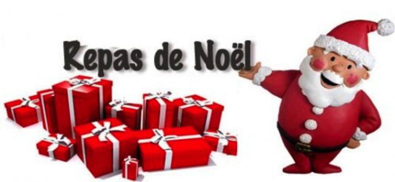 image clipart repas de noel